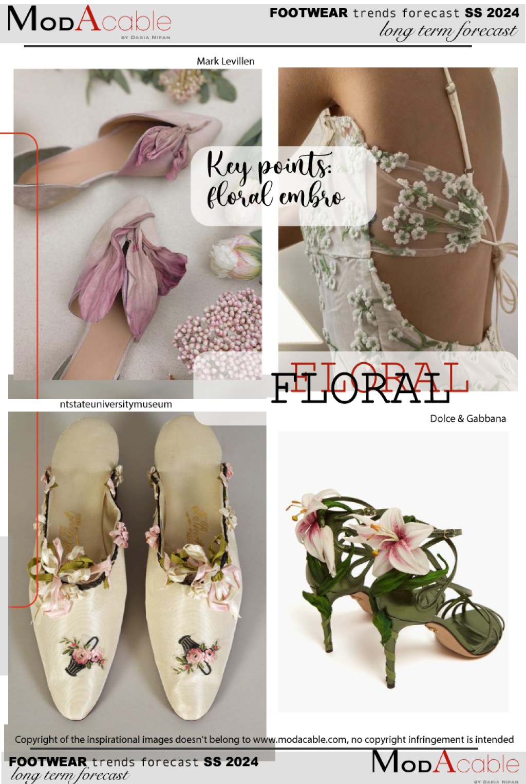 footwear trends ss24 - SS footwear trend Floral - ModaCable